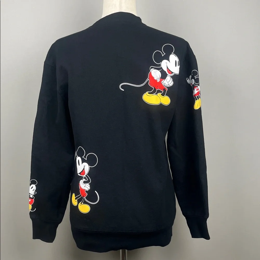 Walt Disney World‎ Unisex Black Crewneck Mickey Mouse Sweatshirt SZ S